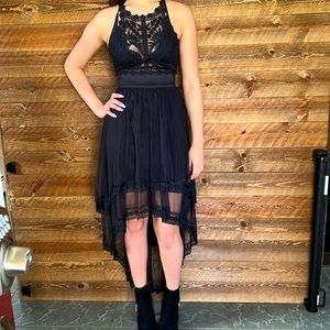 Bebe Black Lace Dress